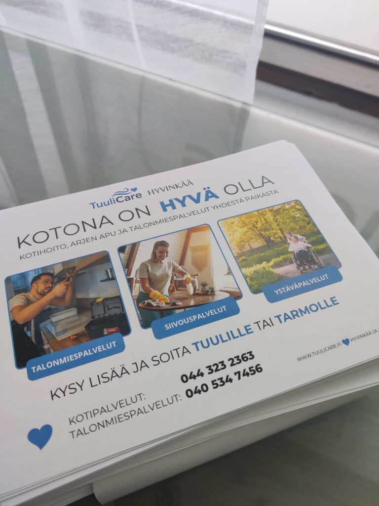 Kotihoitopalvelut Hyvinkää esite